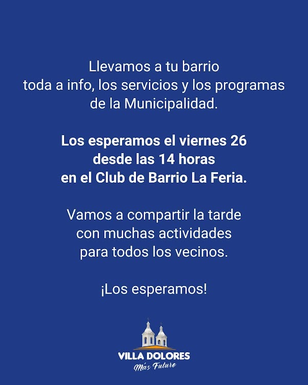 Atención Vecinos de Barrio La Feria