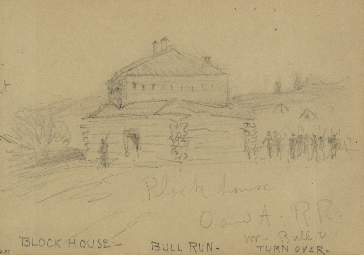 Blockhouse O and ARR nr Bull Run 1861