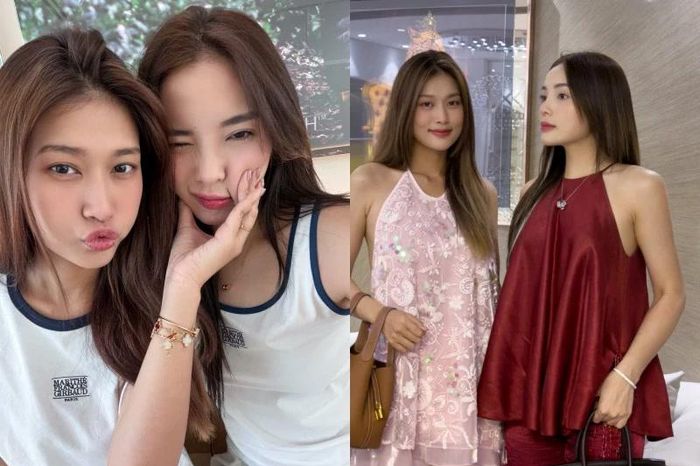 Kỳ Duyên - Thiên Ân gây sốt với gu thời trang đồng điệu mỗi lần xuất hiện - Báo Tri thức &amp; Cuộc sống