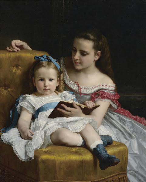 A portrait of Eva and Frances Johnston 1869