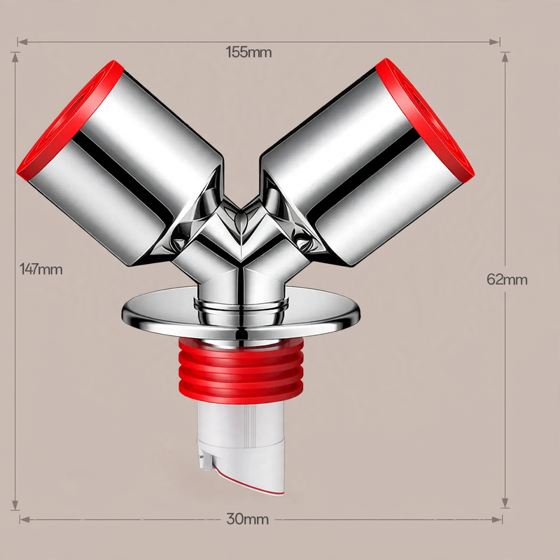 Y-shaped drain pipe for washing machine and dryer
