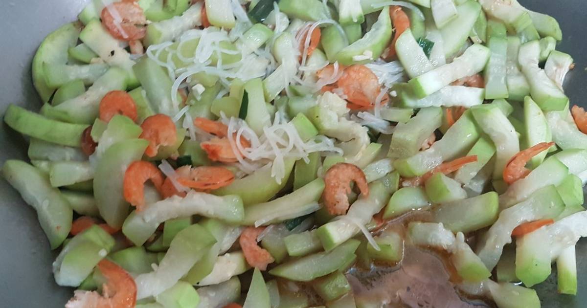 SP.0222 - Bầu Xào Tôm Miến