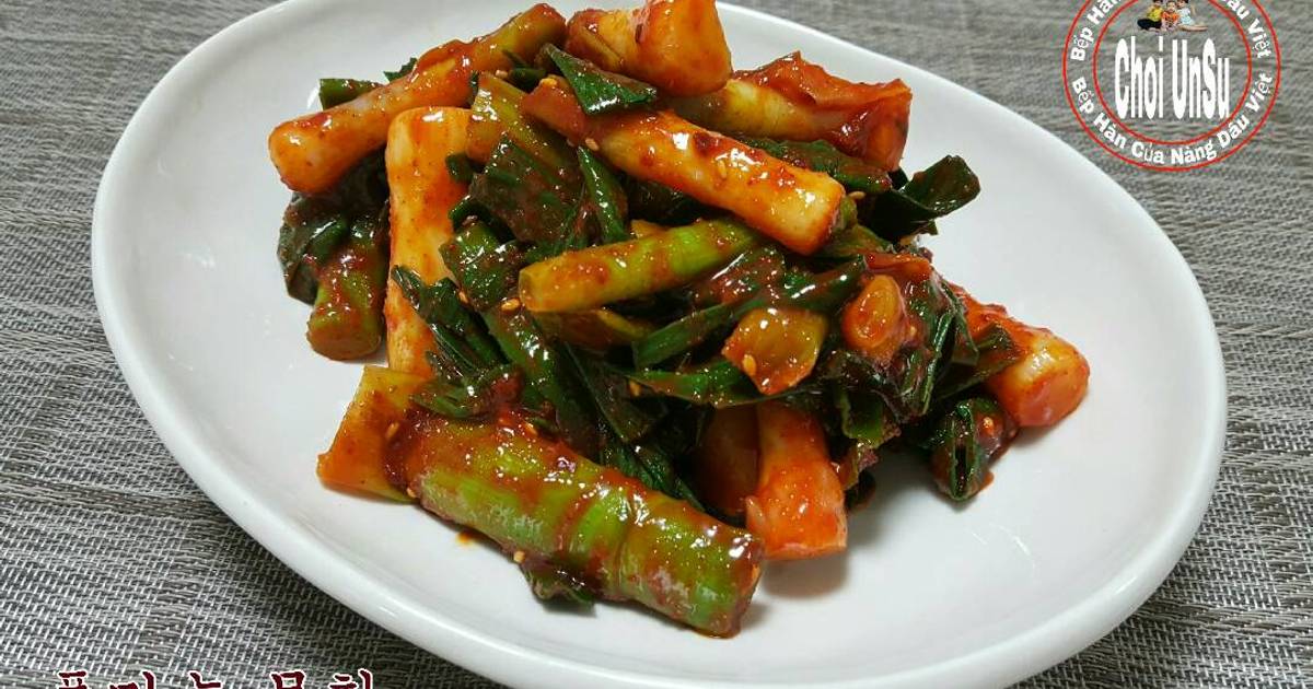 Tỏi Tây Trộn Cay 픗마늘 무침