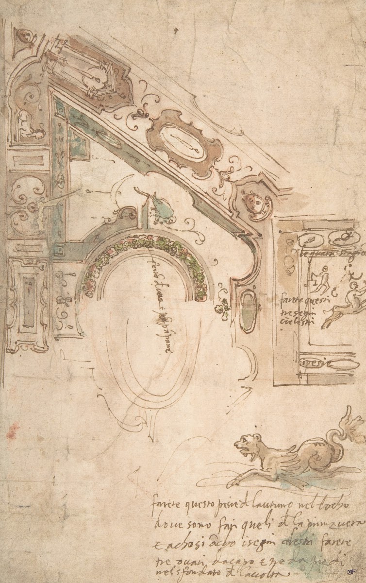 Quarter Plan For A Coved Ceiling Ca 1561