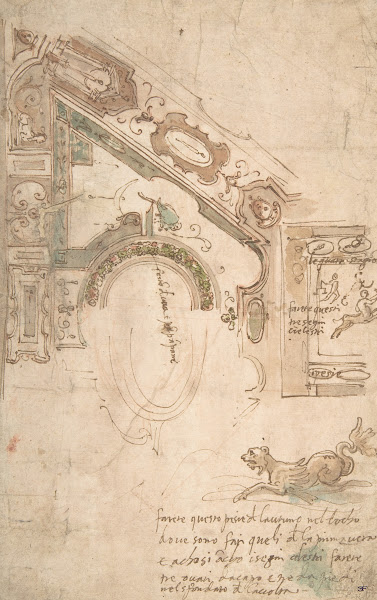 Quarter Plan For A Coved Ceiling Ca 1561