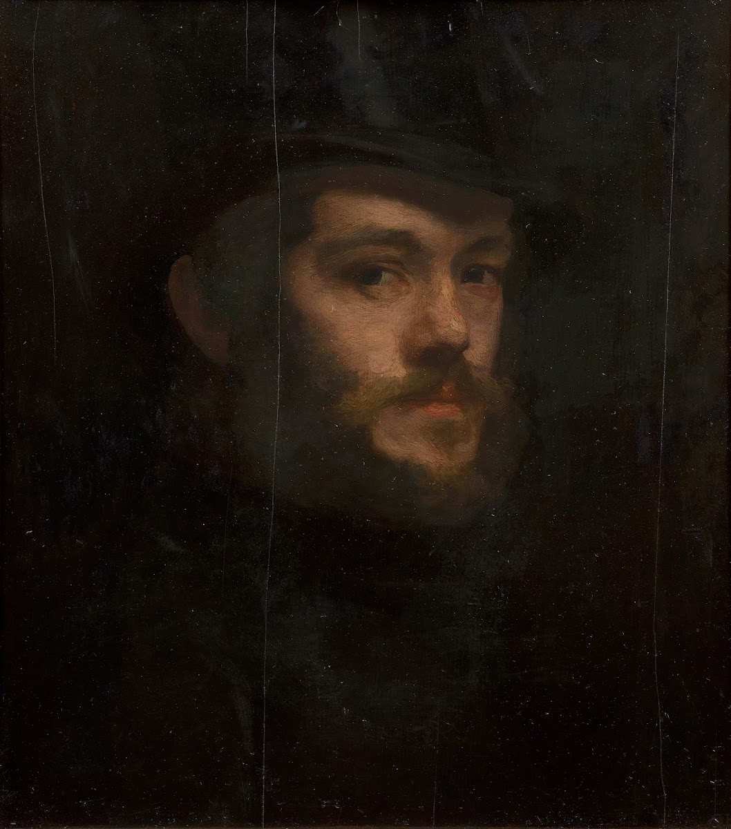 Self portrait with a top hat