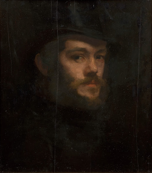 Self portrait with a top hat