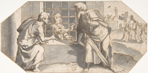 Saint John The Baptist In Prison Sends His Disciples To Question Jesus 15981616