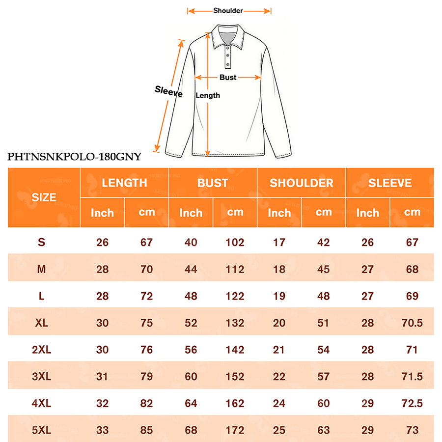 AOP PHT Women's Long Sleeve Button Polo - 180G Bird's Eye Mesh