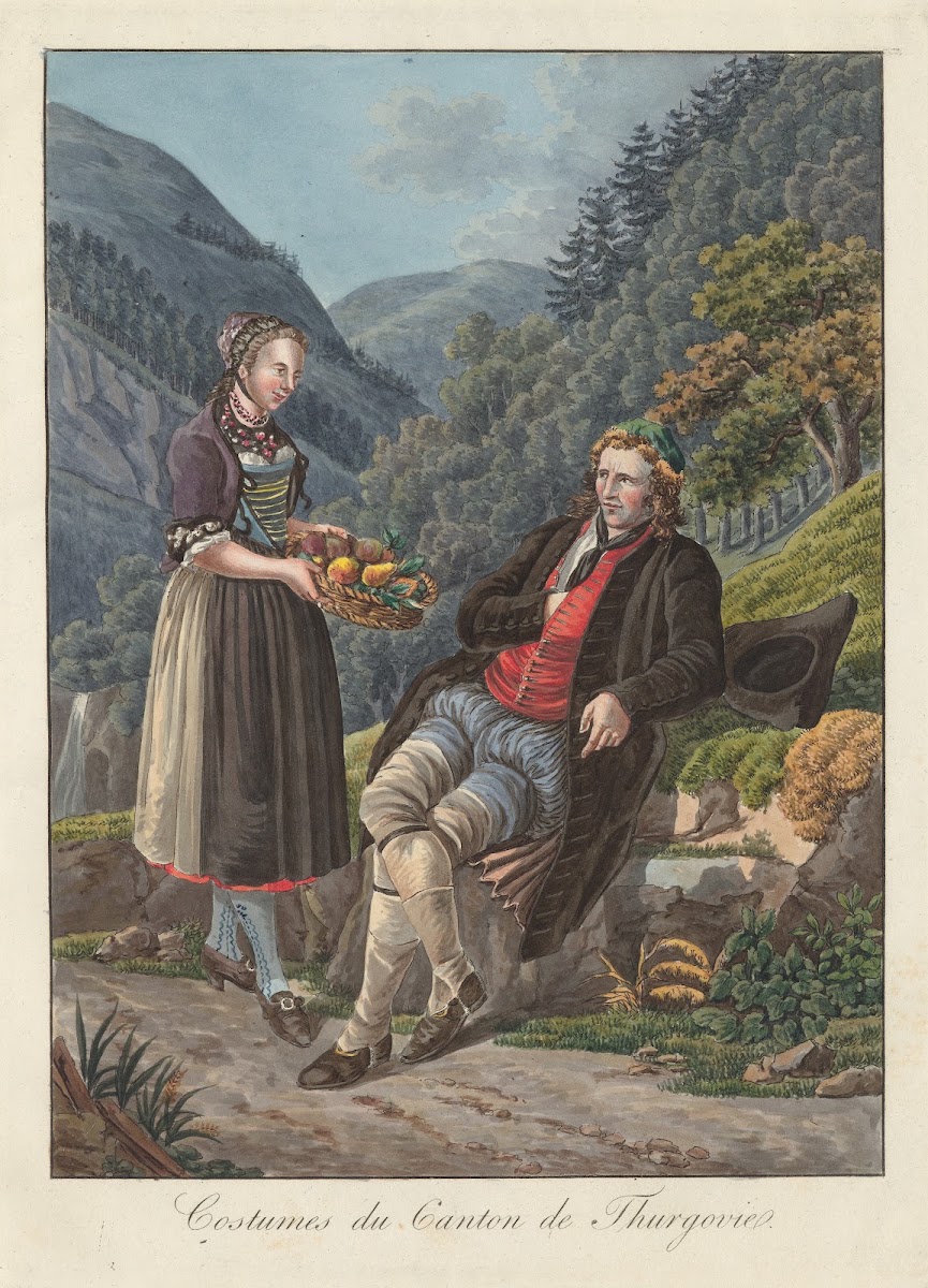 Costumes du Canton de Thurgovie 1808