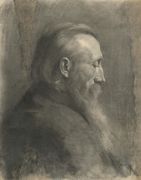 Podobizeň muža s bradou 1896