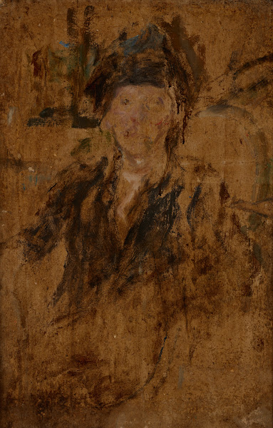 Sketch Portrait of a Woman in a Hat 1930
