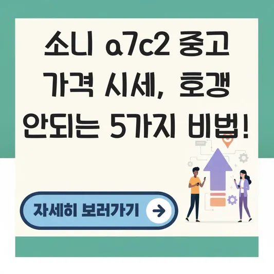 소니 a7c2 중고 가격 시세