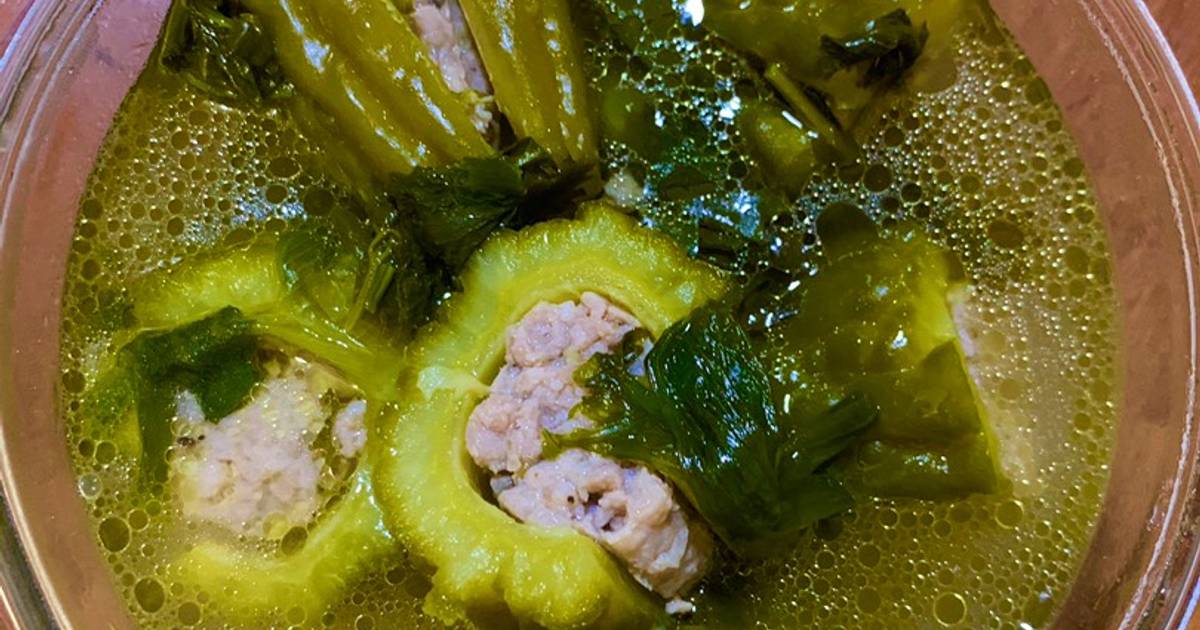 Canh khổ qua (mướp đắng) nhồi thịt heo 🐷🐷