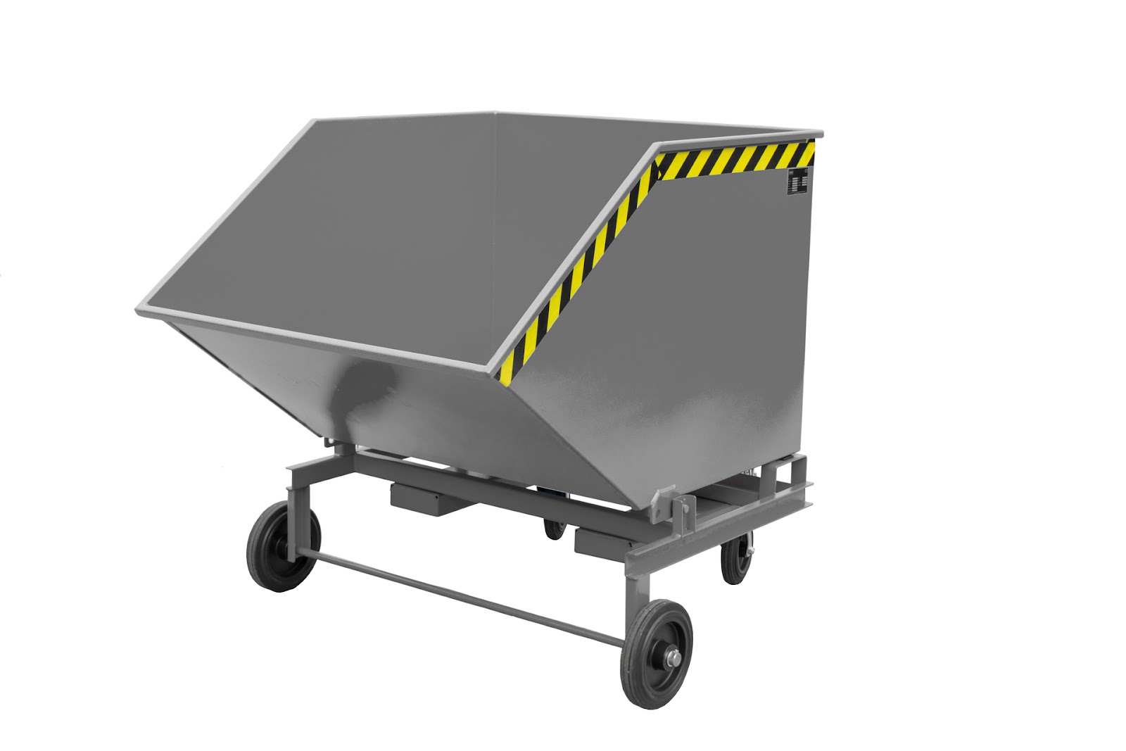 Containerwagen KW-ET 1000, gelakt, Muisgrijs