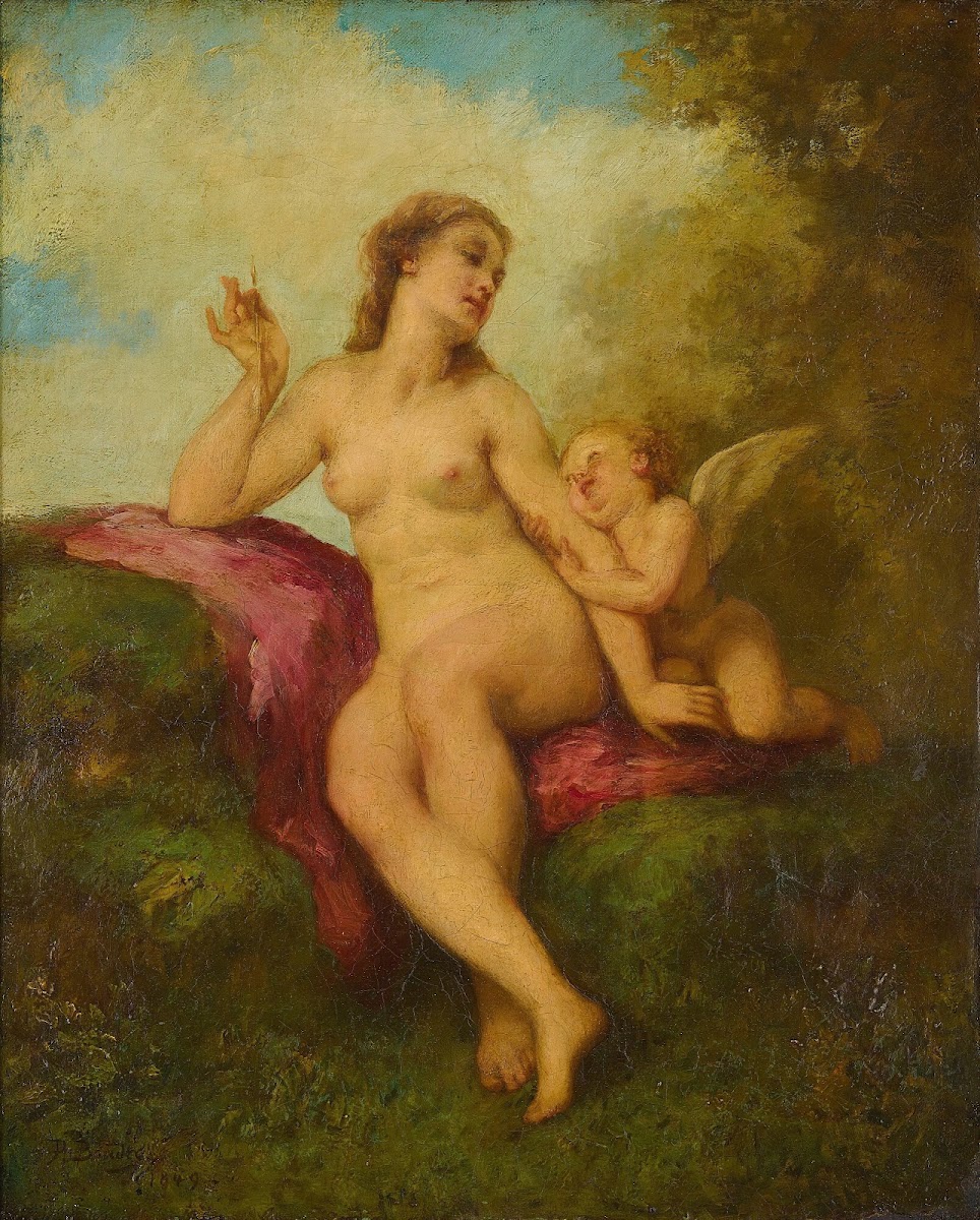Venus And Cupid 1849