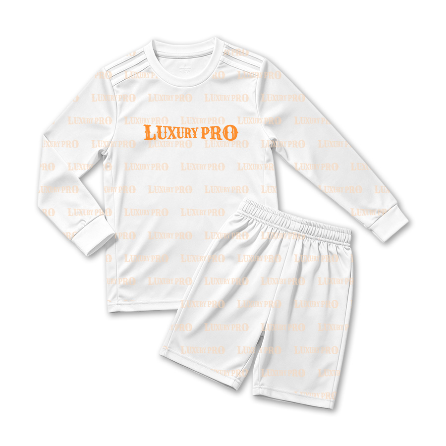 AOP MEG Crew‑Neck Long‑Sleeve Jersey with Cuffs + Full‑Print Boardshorts‑Bird's‑Eye Fabric
