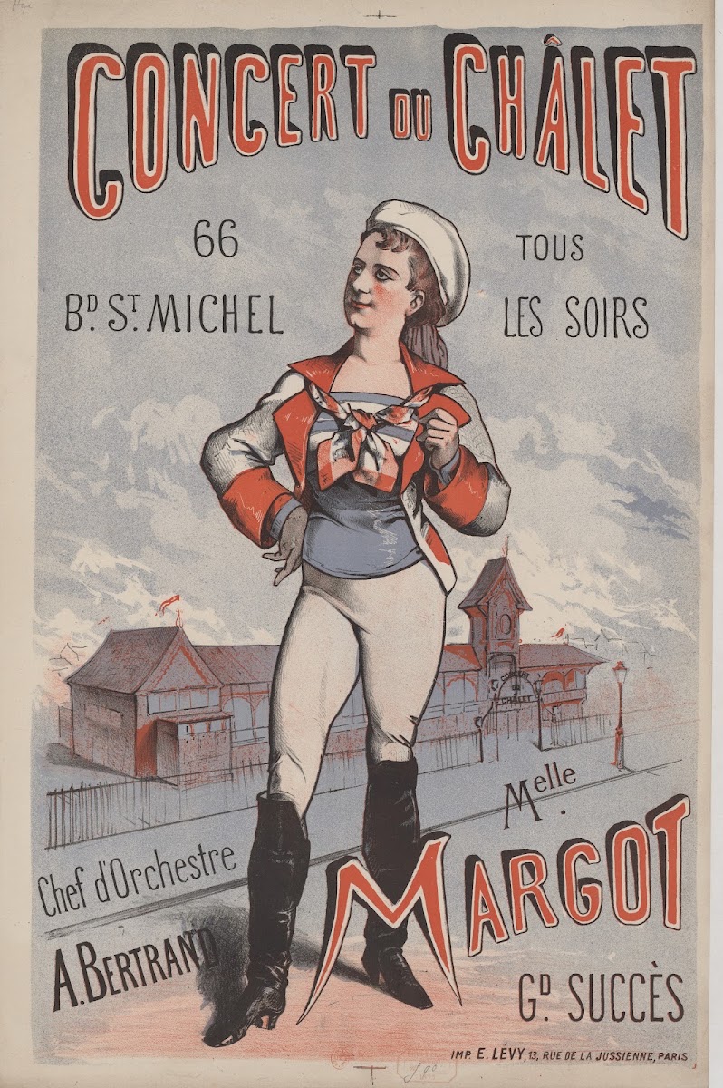 Concert du Châlet Bd St Michel 66 Mlle Margot 1877