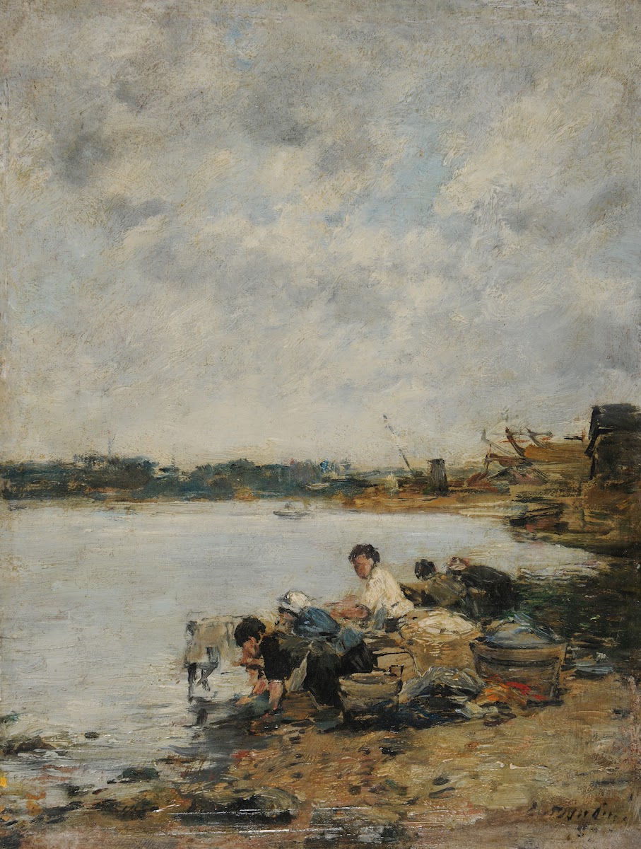 La Touques le matin 1889
