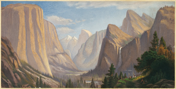 Yosemite Valley Looking East from the Mariposa Trail 1874