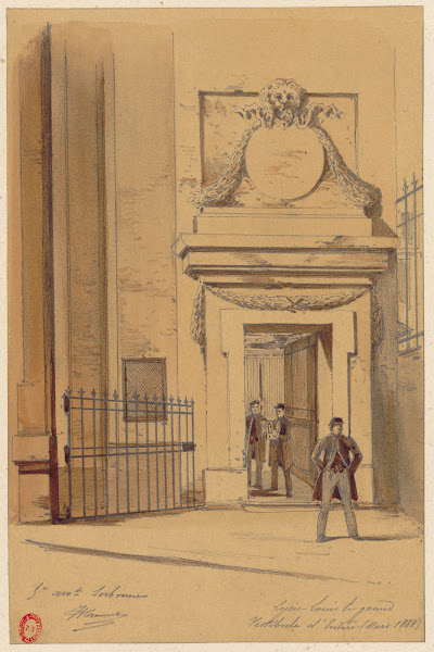 Lycée Louis le Grand  Vestibule dentrée 1888