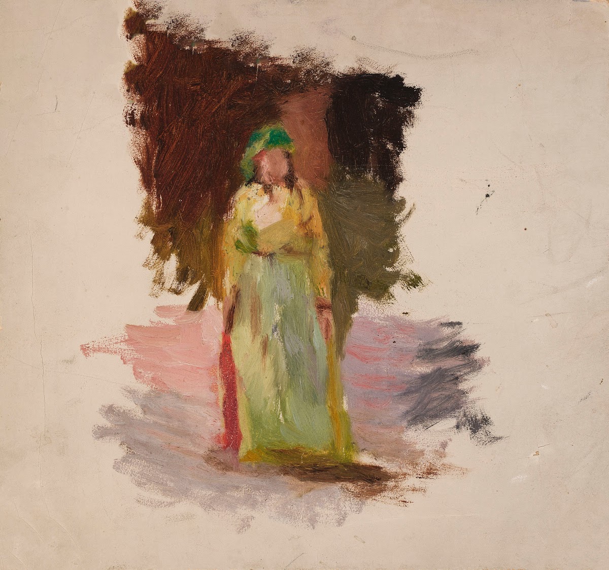 Sketch of a woman after 1900