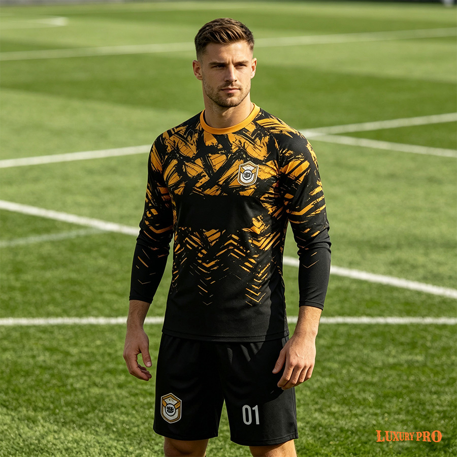 AOP MEG Long Sleeve Crew Neck Raglan Jersey With Universal Bird's Eye Fabric Boardshorts