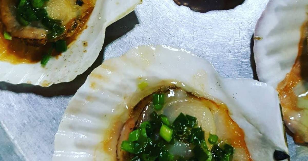 Sò điệp Nhật nướng mỡ hành 🍢😘