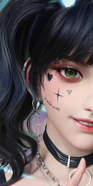 Anime Girls, Portrait Display, Face 4K Wallpaper Background