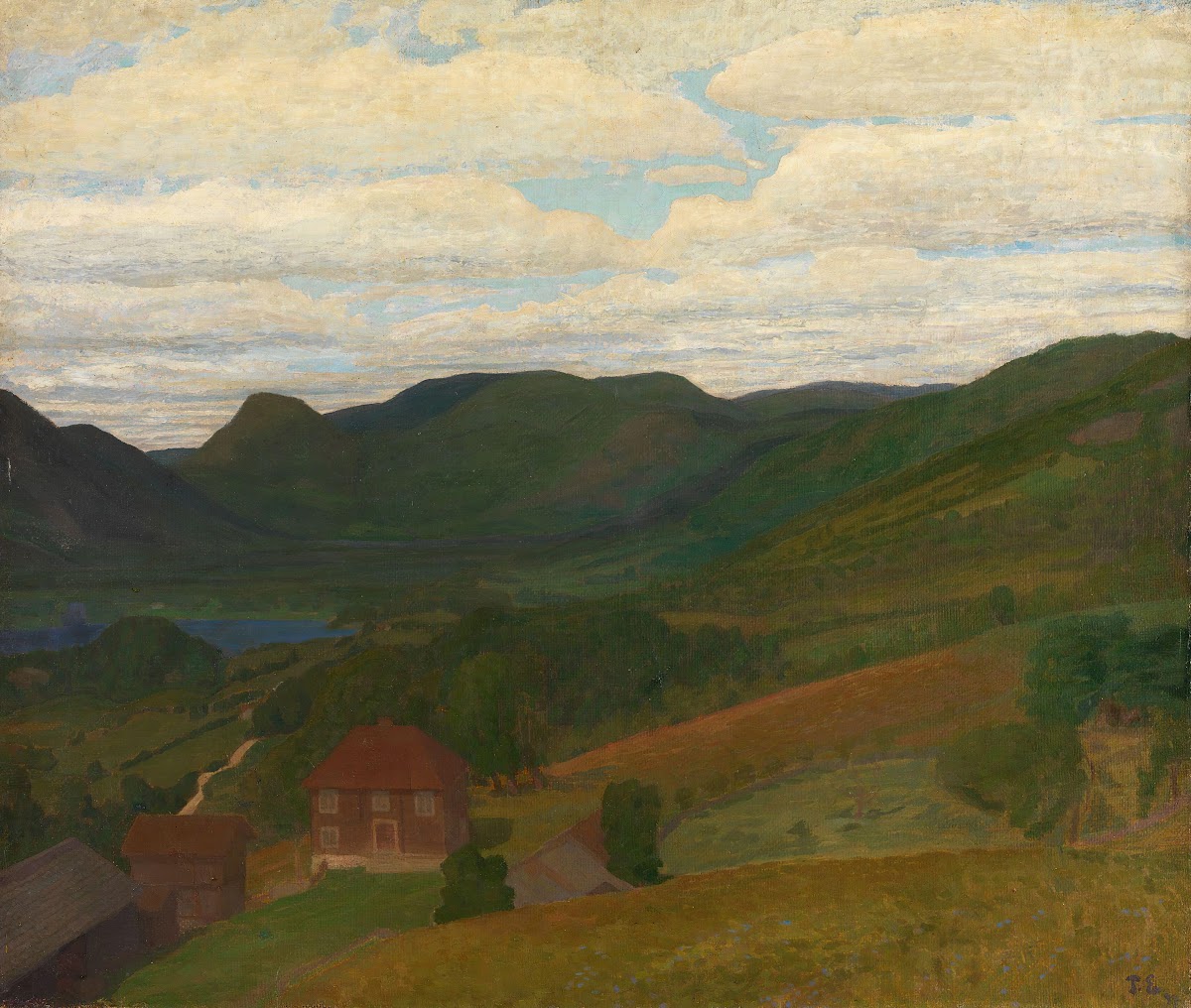 Landscape with an old Farm 1897