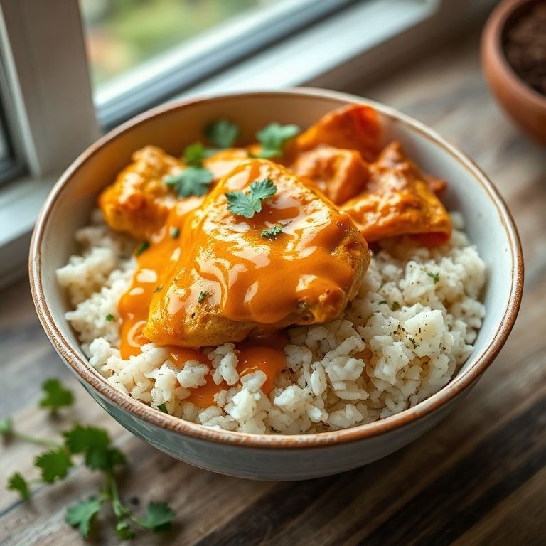 Anti-Inflammatory Turmeric Chicken & Rice Bowl: Easy & Flavorful Dinner finished
