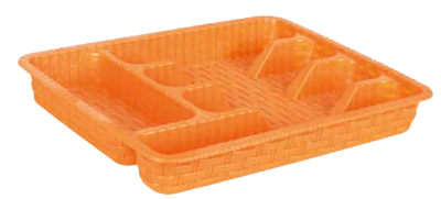 Rattan Forks and Spoons Tray