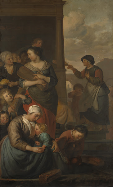 Allegory of food distribution to the poor 1657