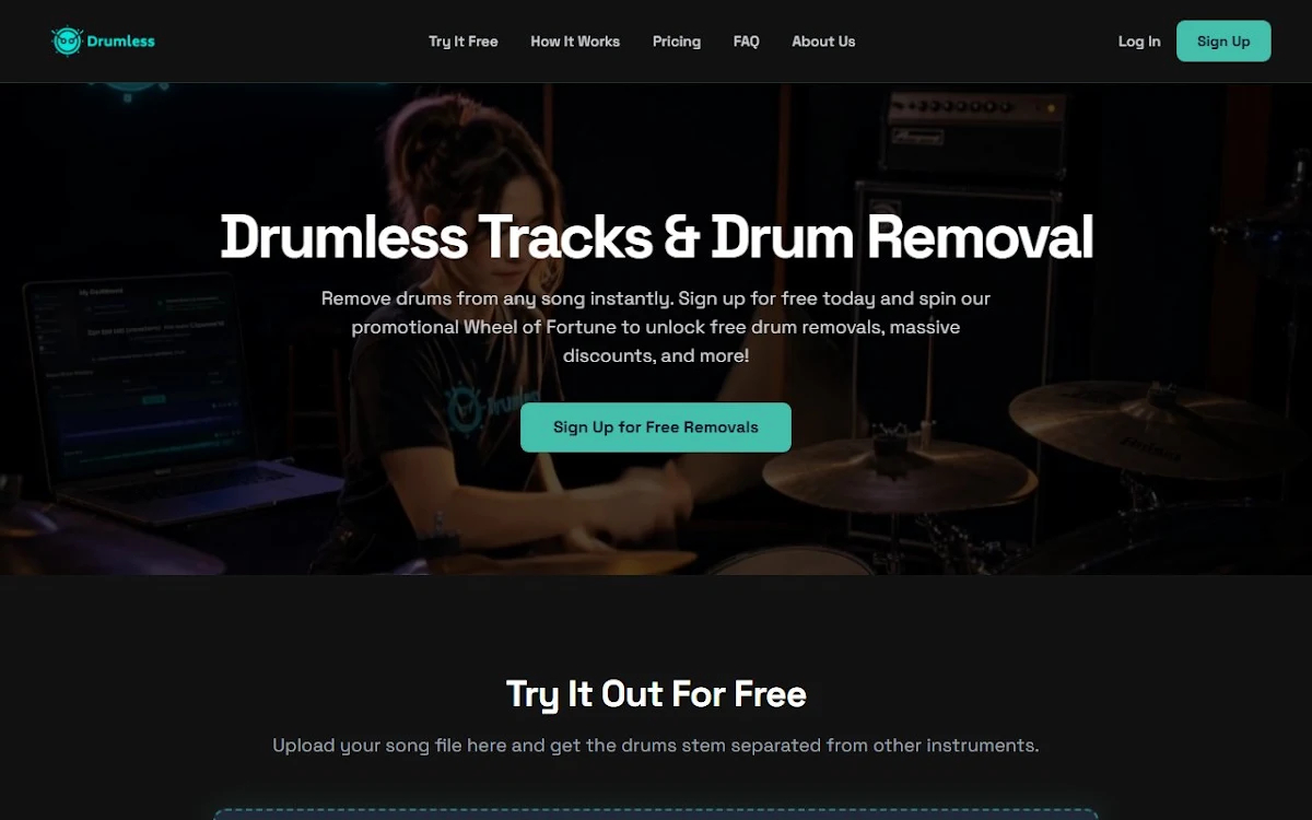 Captura de Drumless : Drums Remover