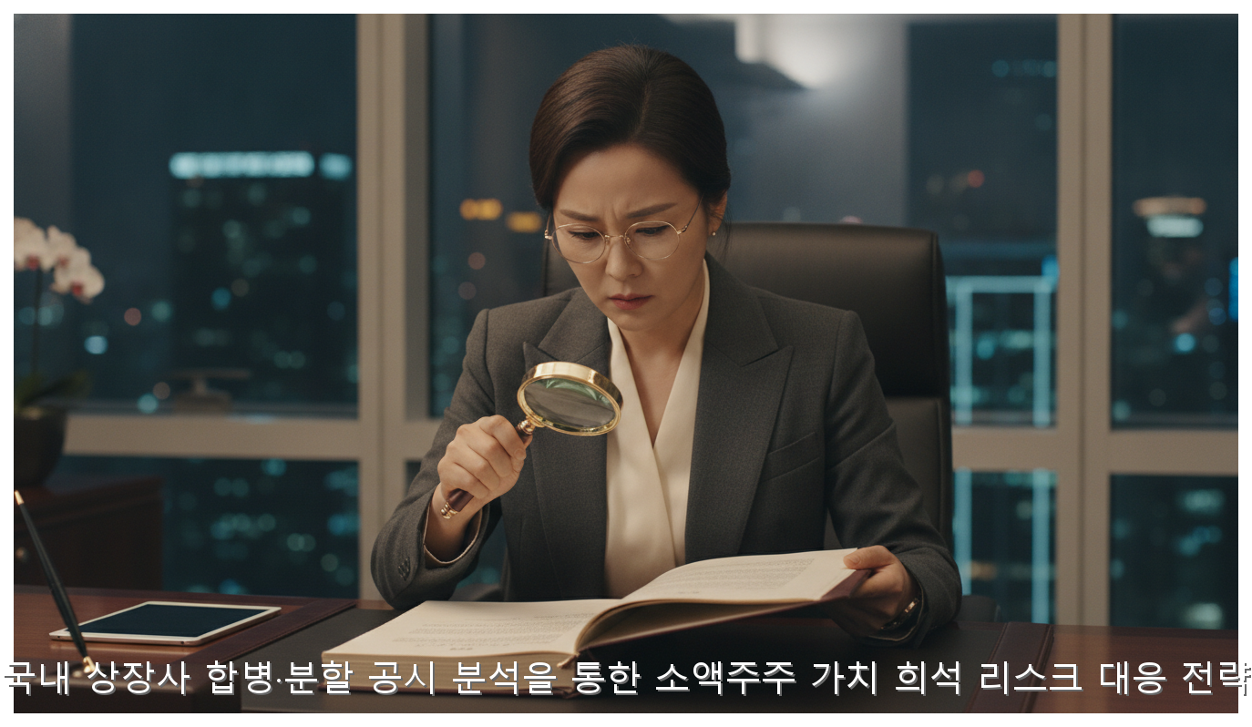 국장 합병·분할 시 소액주주 가치 보호 및 대응 전략 핵심 안내 및 분석 인포그래픽 (2)