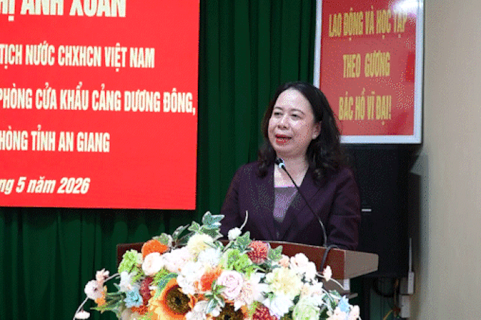 Phó Chủ tịch nước Võ Thị Ánh Xuân thăm lực lượng Bộ đội Biên phòng làm nhiệm vụ tại Phú Quốc - Báo Sài Gòn Giải Phóng