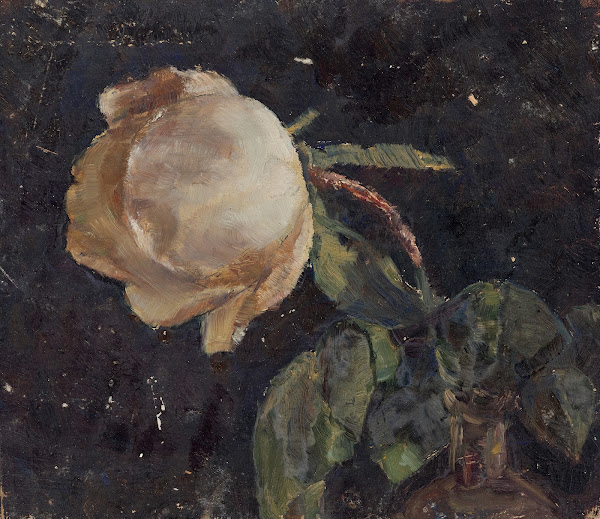 Vase mit Rose 1920