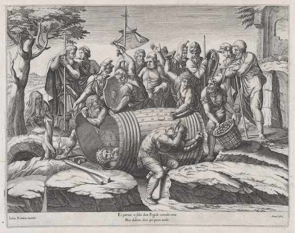 Speculum Romanae Magnificentiae  Attilius Regulus in a Barrel
