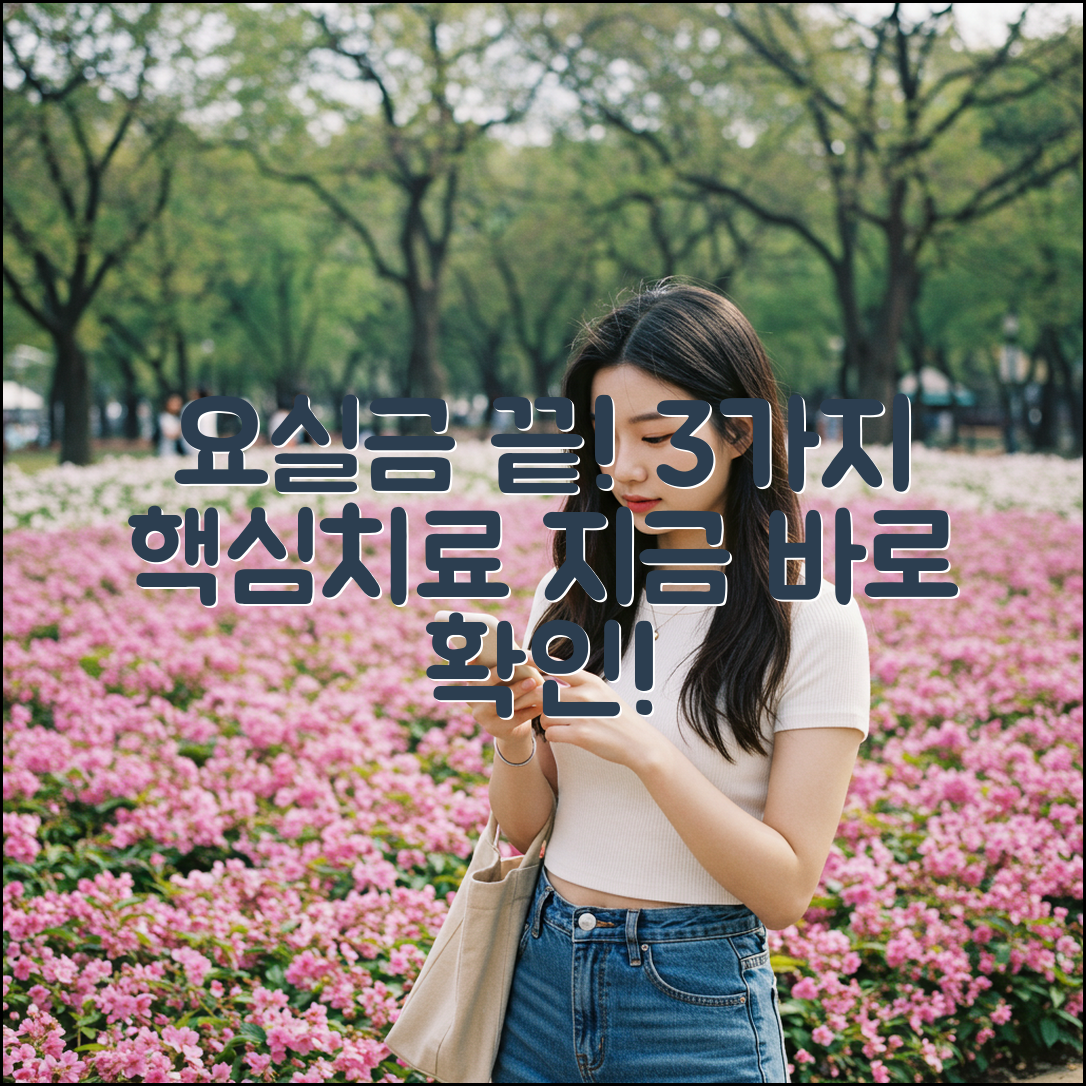 요실금 치료, 3가지 핵심 옵션 공개!