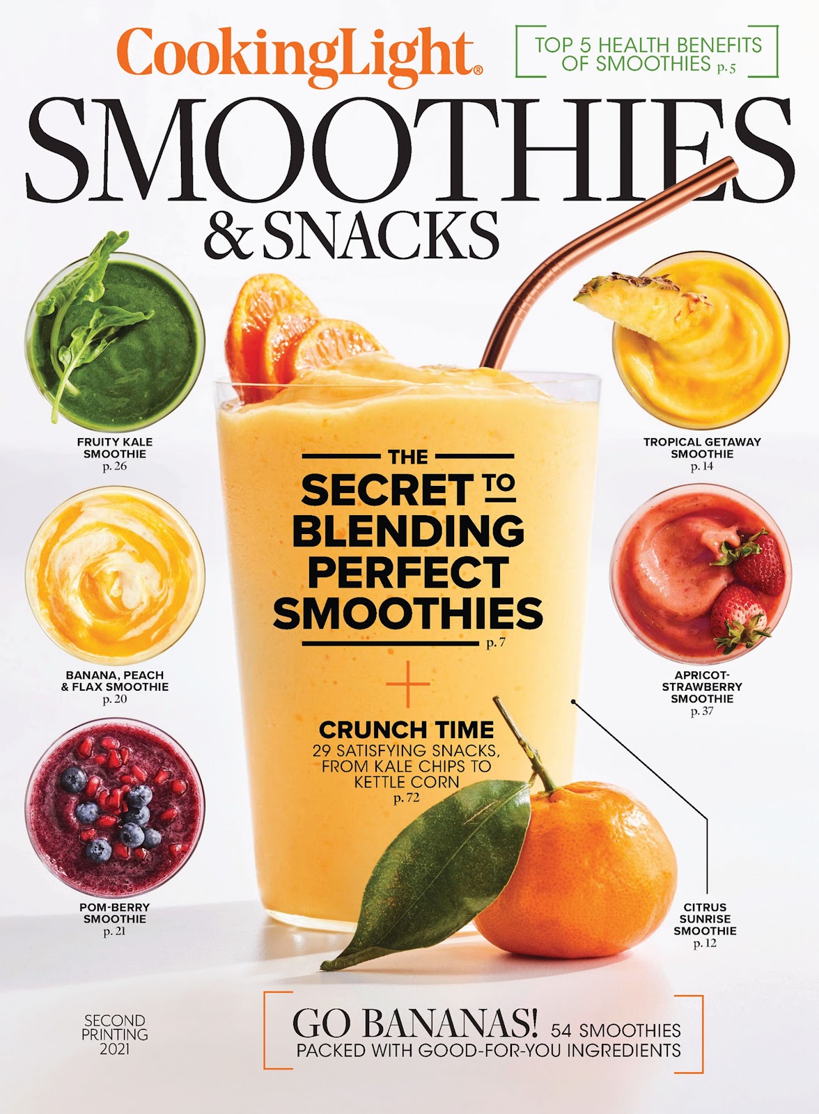 Tạp Chí Cooking Light 5/2021 – Smoothies and Snacks *