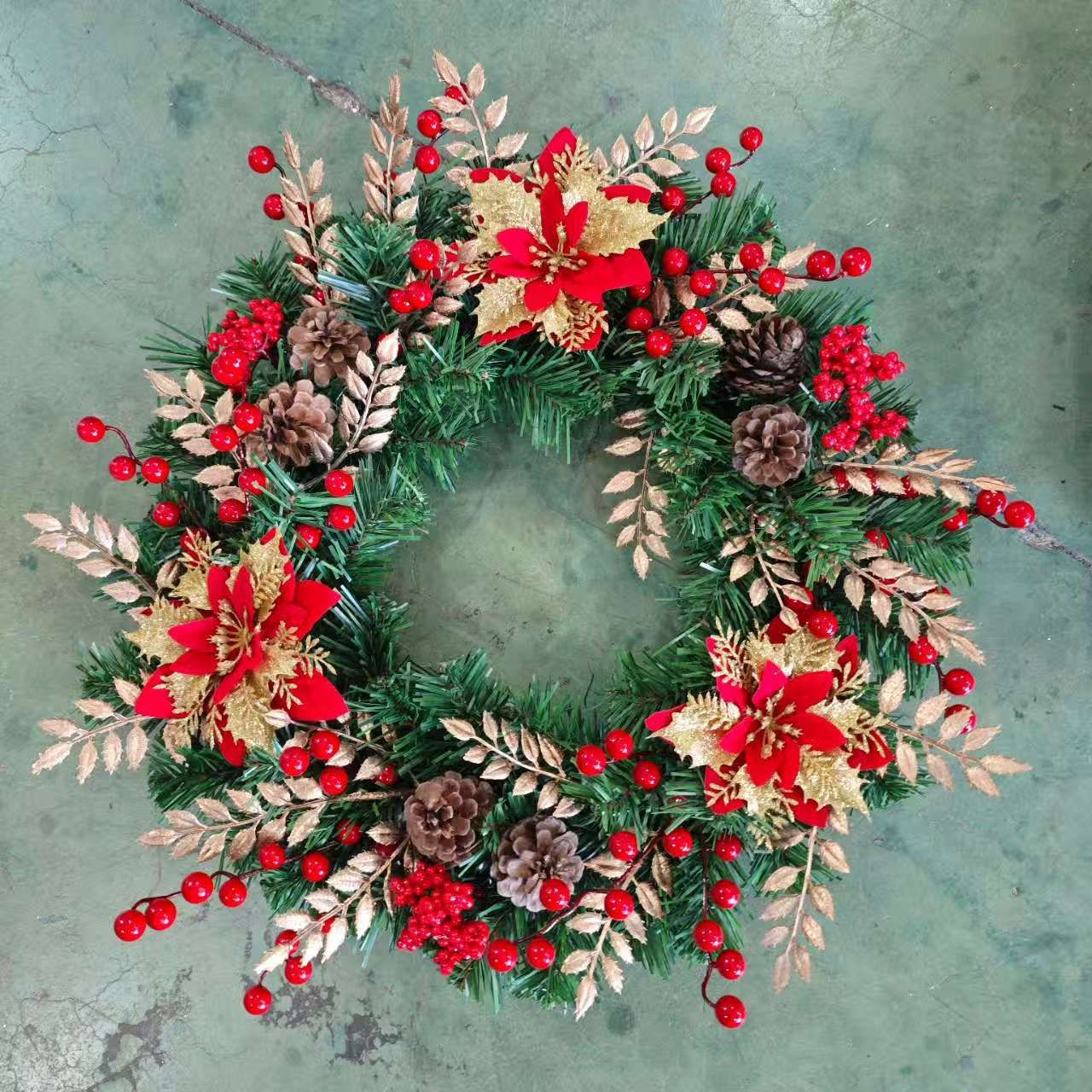 Klassischer Weihnachtskranz