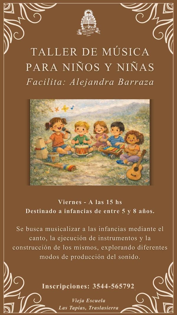 Taller de Música para Niños y Niñas