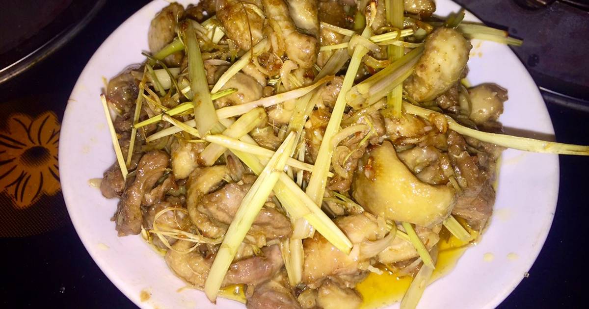 Ngan xào sả ớt