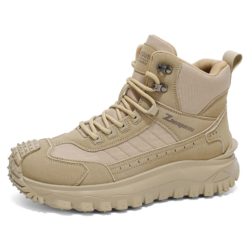 Men's High-Top Boots, Platform Sole, Casual Style