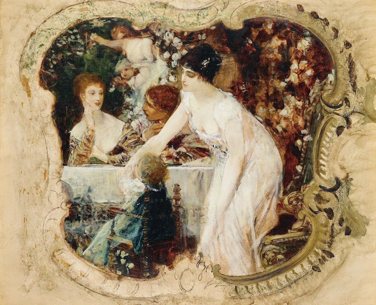 Table delights Study for the city theatre in Karlsbad today Karoly Vary Cz