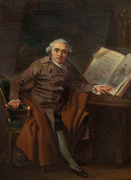 Portrait PréSumé De Jean Jacques LagrenéE Dit Portrait Dun Homme Dans Un Manteau