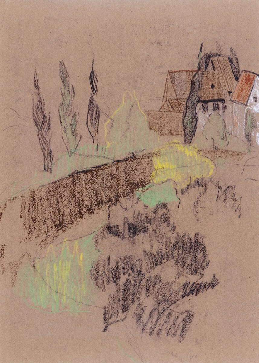 Landscape with Houses circa 1905 1910