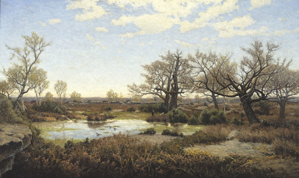 La Mare aux Fées at Fontainebleau 1876