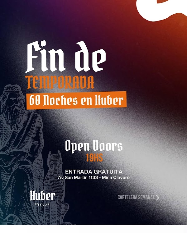 Fin de Temporada - 60 Noches en Huber