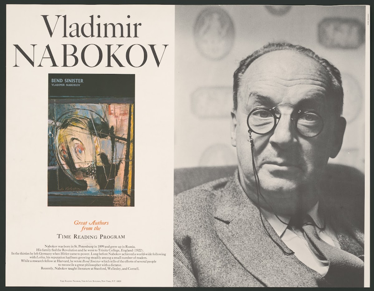 Vladimir Nabokov Great Authors From The Time Reading Program 1965
